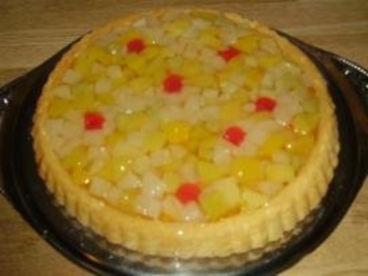 Fruchtcocktail-Torte - Rezept