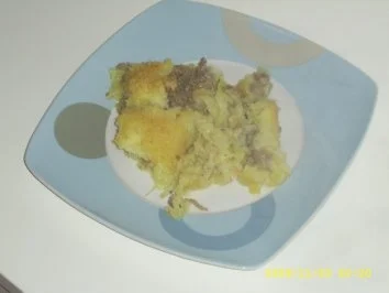 Weißkohl - Hack - Kartoffelpüree - Auflauf - Rezept