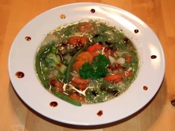 schnelle Gemüsesuppe - Rezept