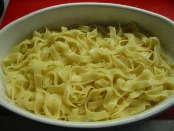 Nudelaufauf mit Geschnetzeltem Ananass und Pilzen - Rezept - Bild Nr. 5