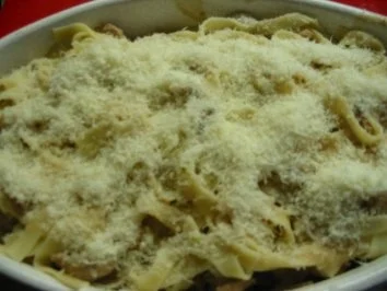 Nudelaufauf mit Geschnetzeltem Ananass und Pilzen - Rezept - Bild Nr. 6