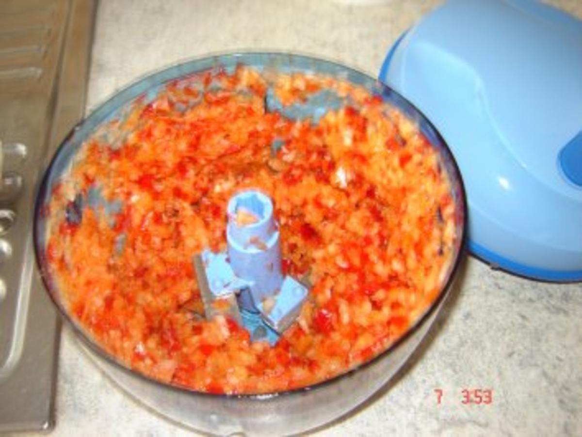 Hackfleisch-Paprika Füllung für Teigtaschen - Rezept - Bild Nr. 2