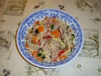 Mie-Nudelsalat mit Thunfisch - Rezept - Bild Nr. 10