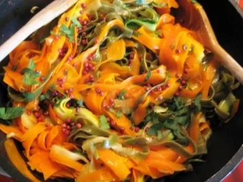 Rezept: Gemüsetagliatelle Gemüsetagliatelle - Rezept