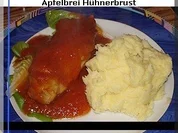 Huehnerbrust mit Apfelbrei - Casserole - Rezept