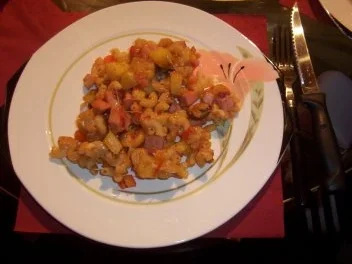 Gaby´s Nudelpfanne kunterbunt - Rezept