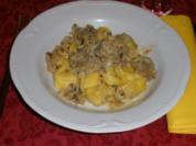 Pasta -  Tortellini mit Weißwein-Sahne-Soße - Rezept