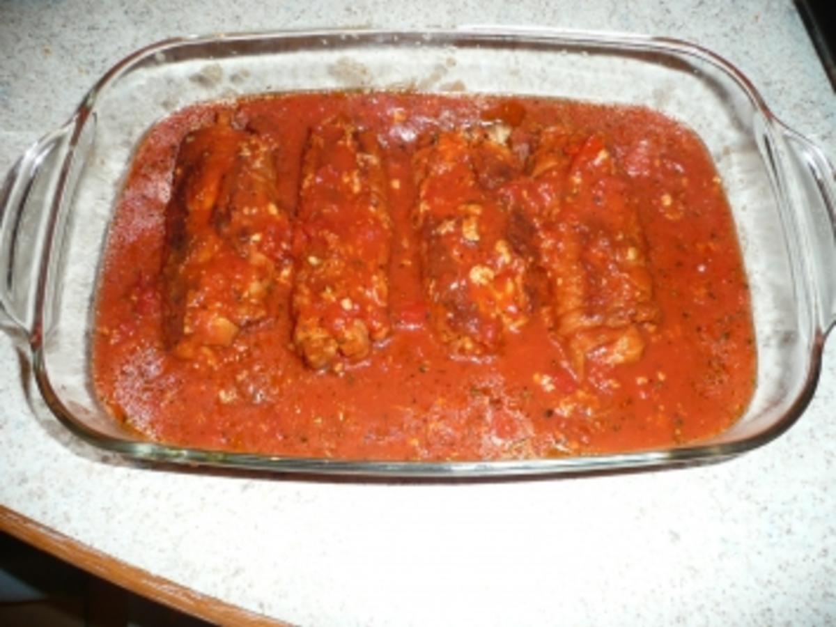 Ofenschnitzel mit Schweineschnitzel und gek. Schinken - Rezept mit Bild ... Ofenschnitzel mit Schweineschnitzel und gek. Schinken - Rezept mit Bild ...