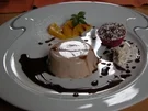 Zimt Panna Cotta an Schokosauce - Rezept