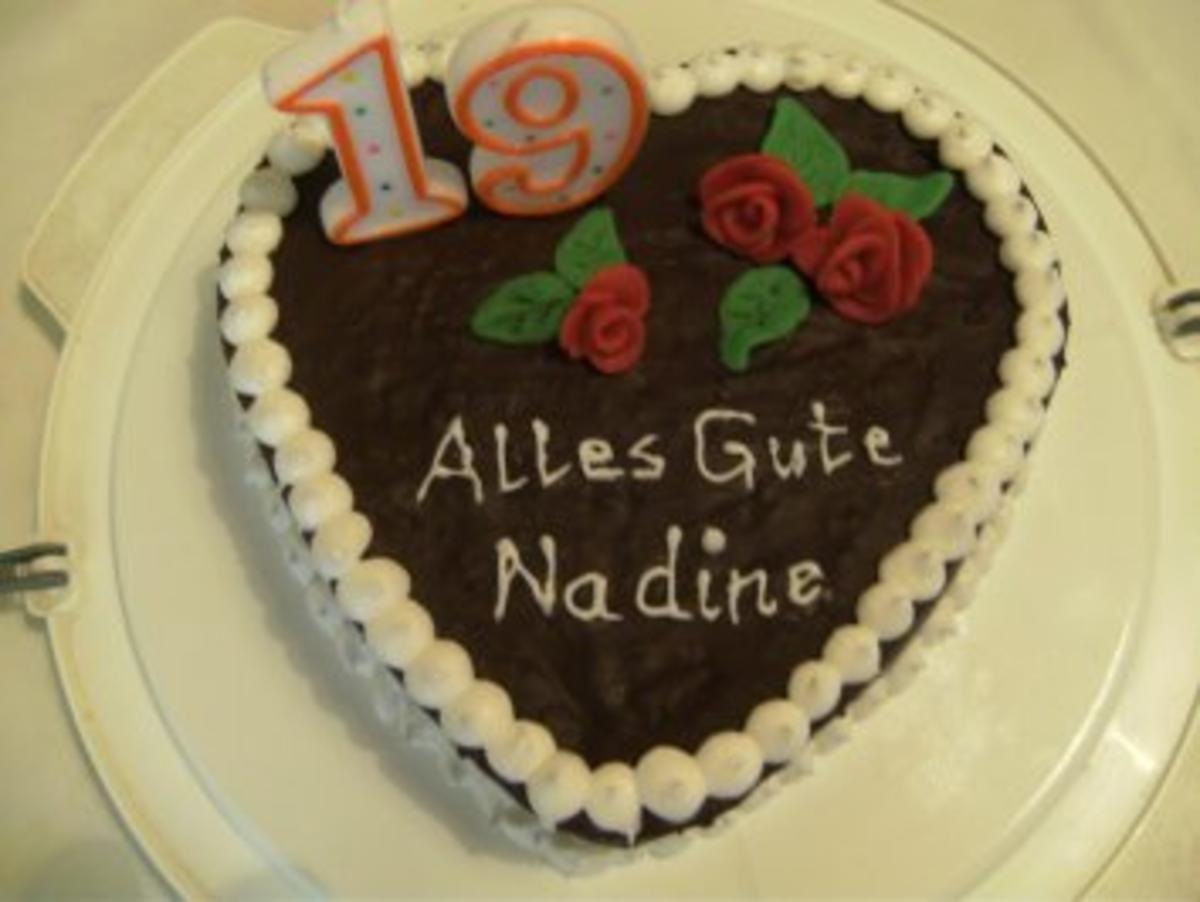 Bilder für KUCHEN - Geburtstagskuchen für Nadine - Rezept