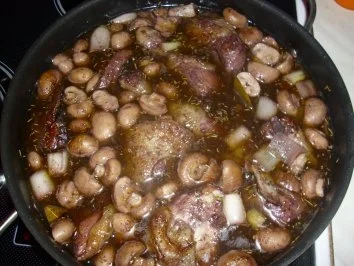 Huhn in Rotwein - Rezept - Bild Nr. 7