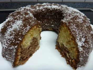 Rezept: Schoko - Kokos - Gugelhupf Schoko - Kokos - Gugelhupf - Rezept