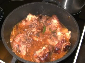 Rezept: geschmortes Schinken- Eisbein Bild Nr. 2 geschmortes Schinken- Eisbein - Rezept - Bild Nr. 2