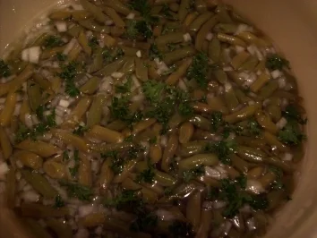 Bohnensalat - Rezept