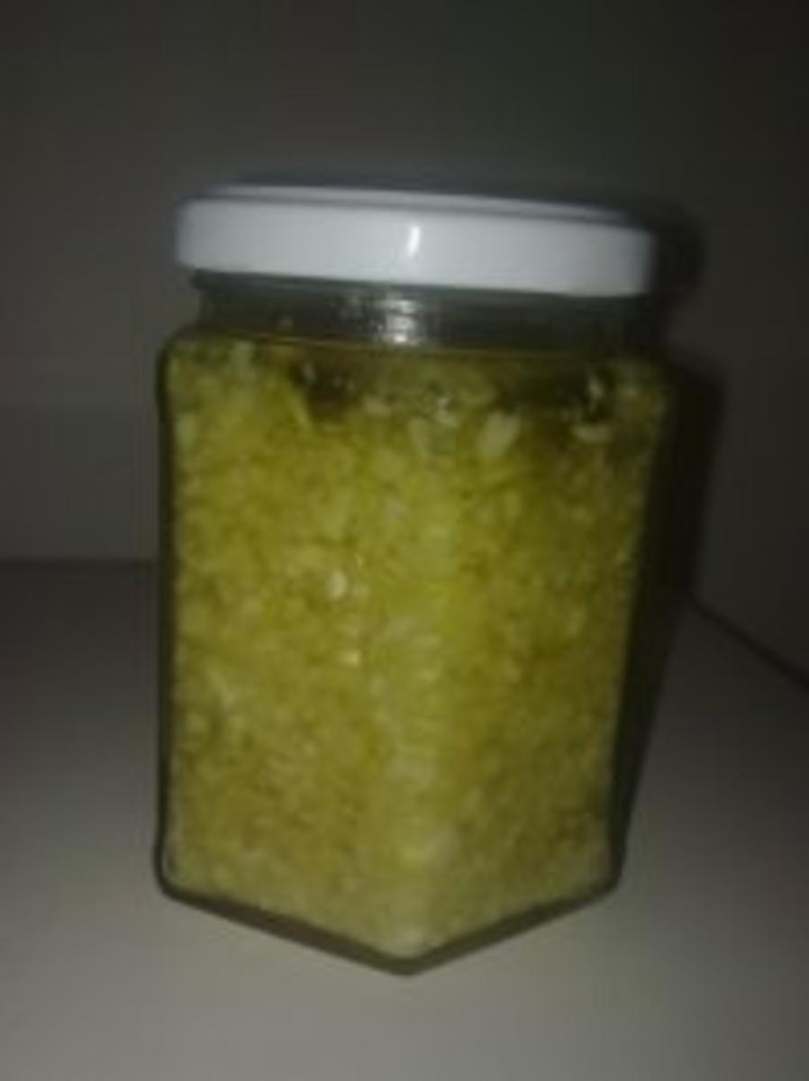 Knoblauch haltbar - Rezept