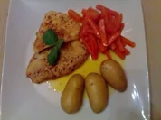 Scholle nature mit Babykarotten und Drillingen - Rezept