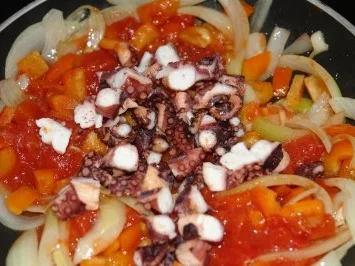 Oktopus Nudelauflauf - Rezept - Bild Nr. 2