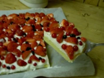 Rezept: Limetten-Beeren-Buttermilchtorte Limetten-Beeren-Buttermilchtorte - Rezept