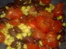 Scharfer Bohnen-Mais-Tomaten-Salat - Rezept