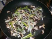 Pilz-Lauch Spaghetti - Rezept