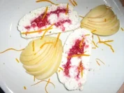 Ziegenkäse mit Ribisel Fullung - Rezept