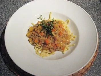 Ricotta-Kürbisgemüse mit Hackfleisch - Rezept