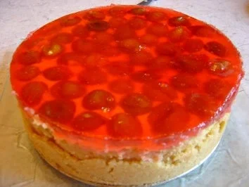 Rezept: Marzipan-Quarkkuchen mit Mirabellen, Singlekuchen kleinste Form...(20 cm Durchmesser) Marzipan-Quarkkuchen mit Mirabellen, Singlekuchen kleinste Form...(20 cm Durchmesser) - Rezept