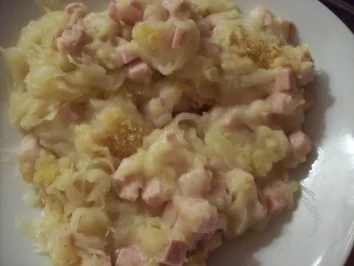 Sauerkraut-Auflauf - Rezept