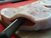 Rezept: Koteletten gefรผllt mit sizilianischem Pfefferkรคse Koteletten gefรผllt mit sizilianischem Pfefferkรคse - Rezept