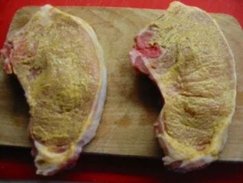 Rezept: Koteletten gefüllt mit sizilianischem Pfefferkäse Bild Nr. 3 Koteletten gefüllt mit sizilianischem Pfefferkäse - Rezept - Bild Nr. 3