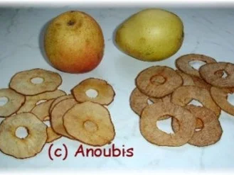 Dörren - Nashi- und Birnenchips - Rezept