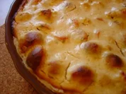 Gemüsetarte mit Käsesauce überbacken - Rezept