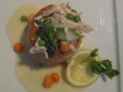 Hühnerfrikassee in Blätterteigpasteten - Rezept