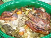 Rezept: Geschmorte Kalbshaxe Geschmorte Kalbshaxe - Rezept