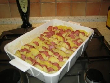 Kabanos-Auflauf - Rezept - Bild Nr. 2