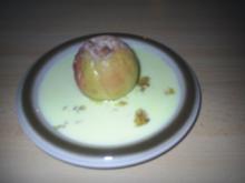 Dessert - Bratapfel mit Vanillesoße - Rezept