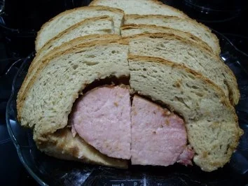 Rezept: Kassler im Brotteig Bild Nr. 5 Kassler im Brotteig - Rezept - Bild Nr. 5