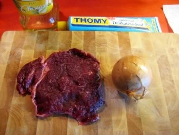 Rindersteak mit Senfzwiebeln - Rezept - Bild Nr. 3