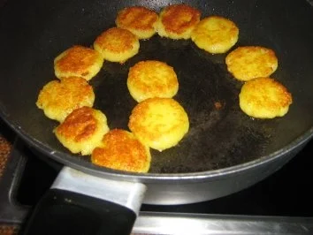 Reis-Spätzle-Pfanne mit Kartoffeltalern - Rezept - Bild Nr. 4