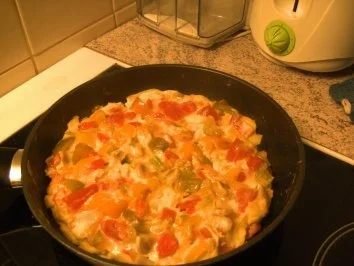 Rühreier im Gemüse-Bett - Rezept - Bild Nr. 3