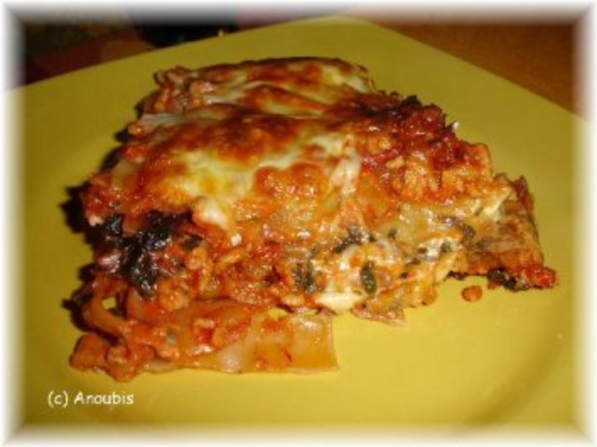 Hackfleischgericht - Lasagne mit Hackfleisch und Mangold - Rezept ...