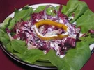 Rezept: Radicchio-Salat mit Pfeffersoße Radicchio-Salat mit Pfeffersoße - Rezept