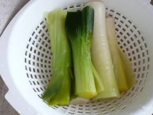 Lauchstangen im Käse- Schinkenmantel auf Kartoffelpüree - Rezept - Bild Nr. 6