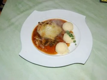 Wirsing-Roulade mit Putenhack gefüllt - Rezept - Bild Nr. 9