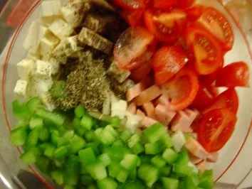 Wurstsalat mal mediteran... - Rezept - Bild Nr. 3