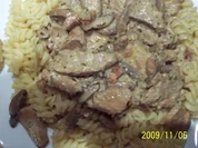 Geschnezeltes vom Schweinefiletkopf - Rezept