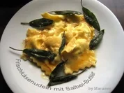 Frischkäsenudeln mit Salbei Butter - Rezept