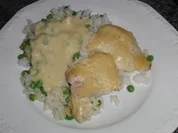 Rotbarschfilet auf Risi Pisi - Rezept