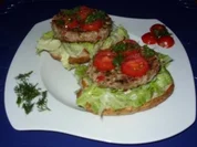 Hack-Gemüse-Burger - Rezept