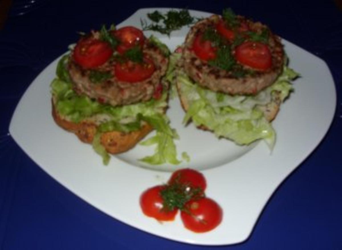Rezept: Hack-Gemüse-Burger Bild Nr. 7 Hack-Gemüse-Burger - Rezept - Bild Nr. 7